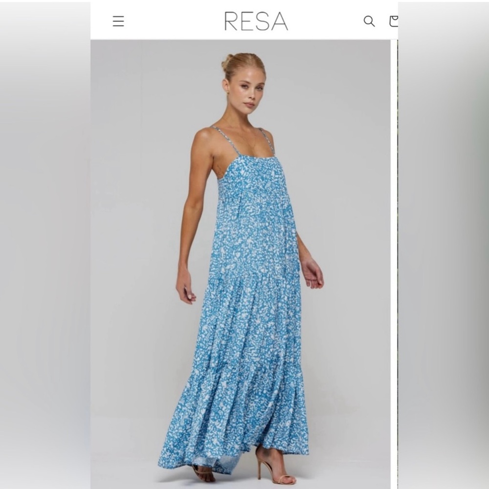 RESA Bridget Maxi Dress in Iris, size S
